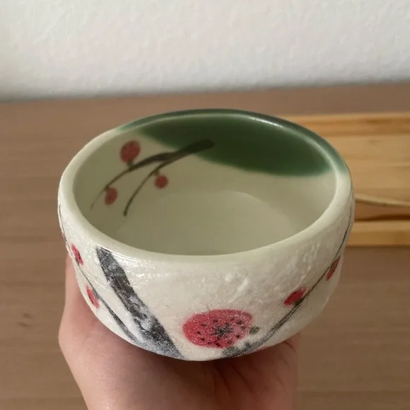 Plum Blossom Matcha Bowl - Picture 2 of 6